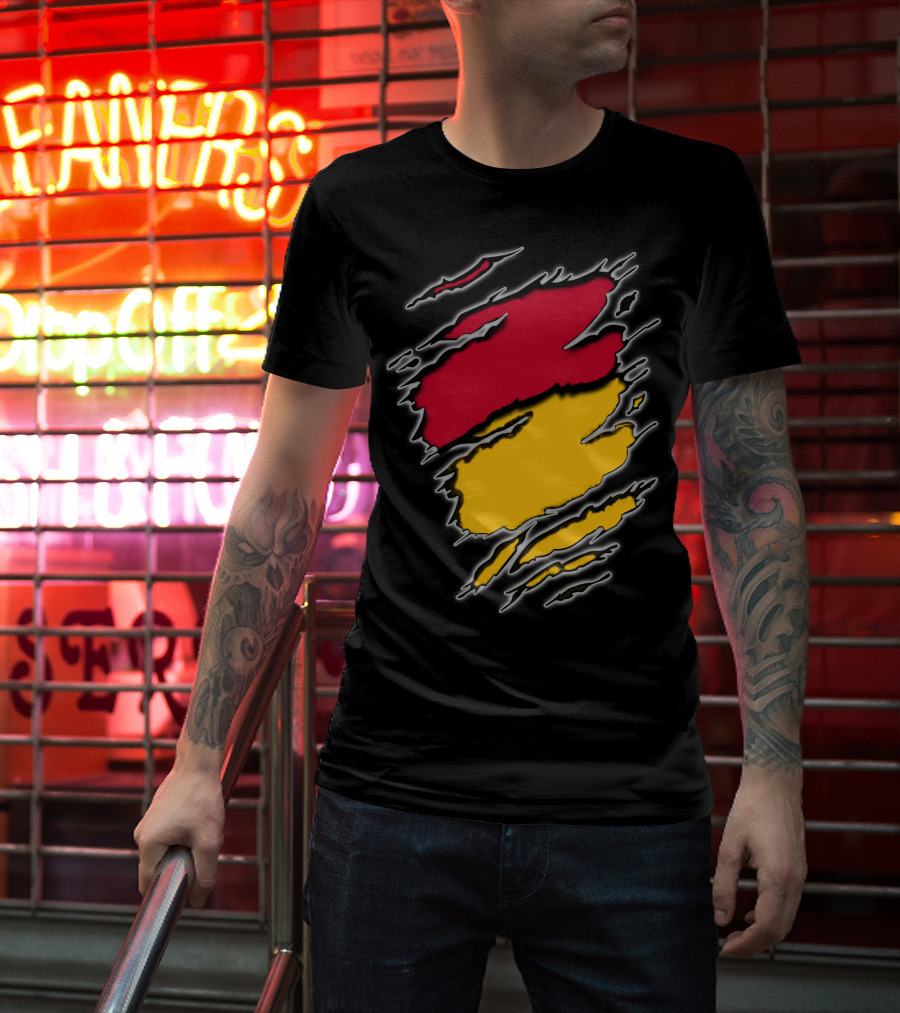Steelers Redsox17 Dual Color Rip T-Shirt