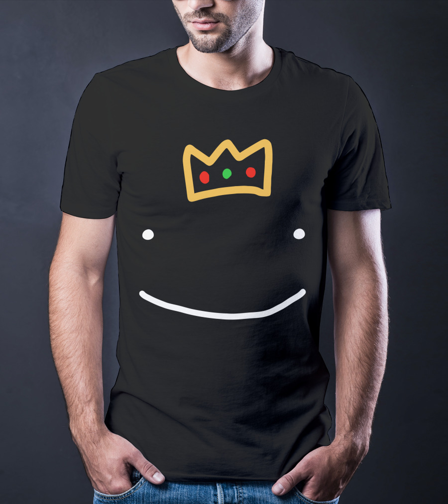 Dream X Ranboo Smile Crown Merch Dream Branding Ranboo T-Shirt