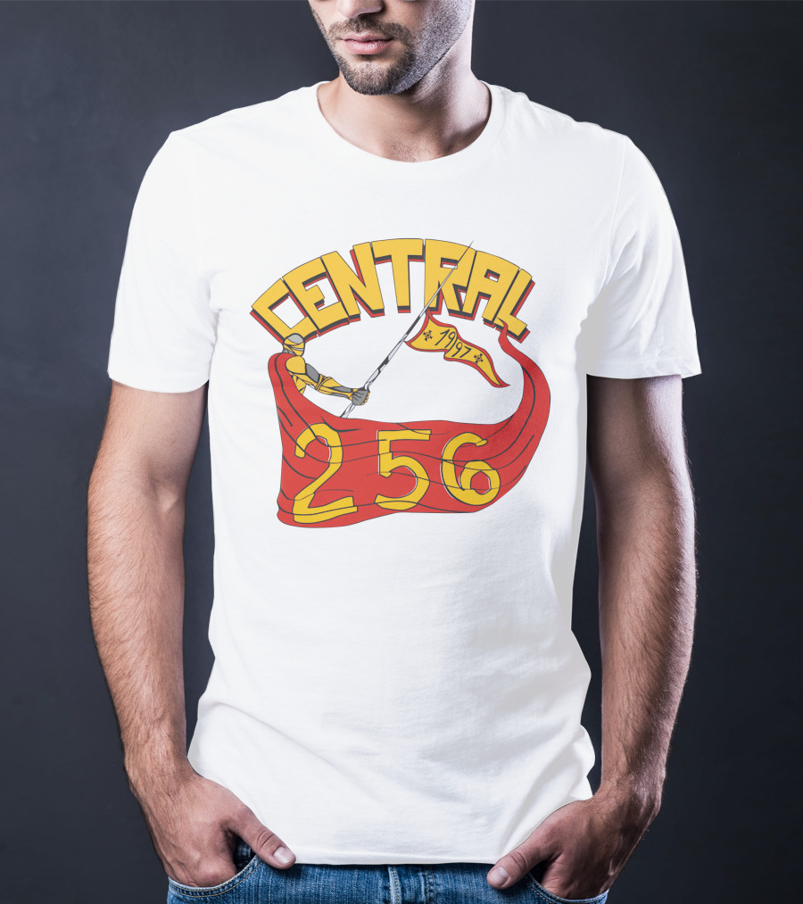 CENTRAL 256 1977 Sword And Banner T-Shirt