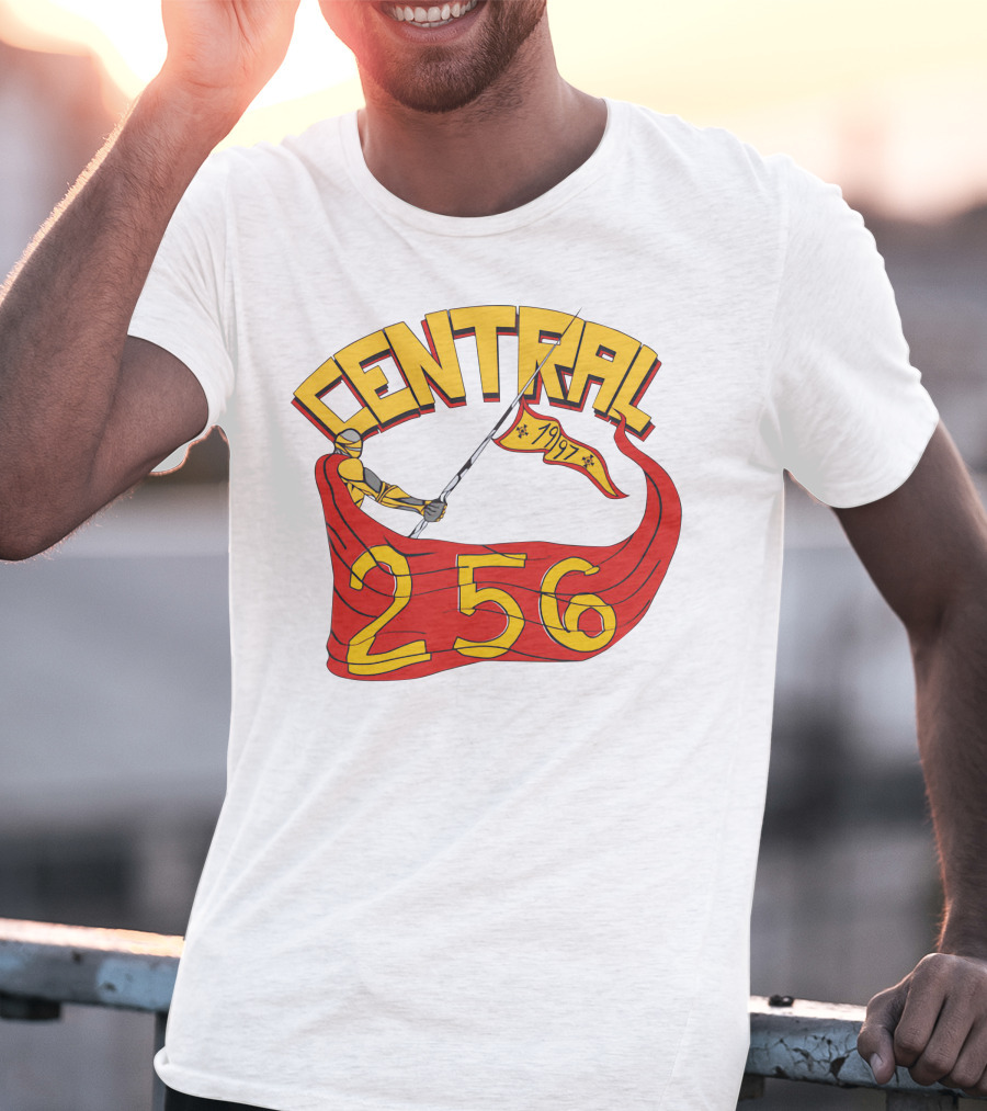 CENTRAL 256 1977 Sword And Banner T-Shirt