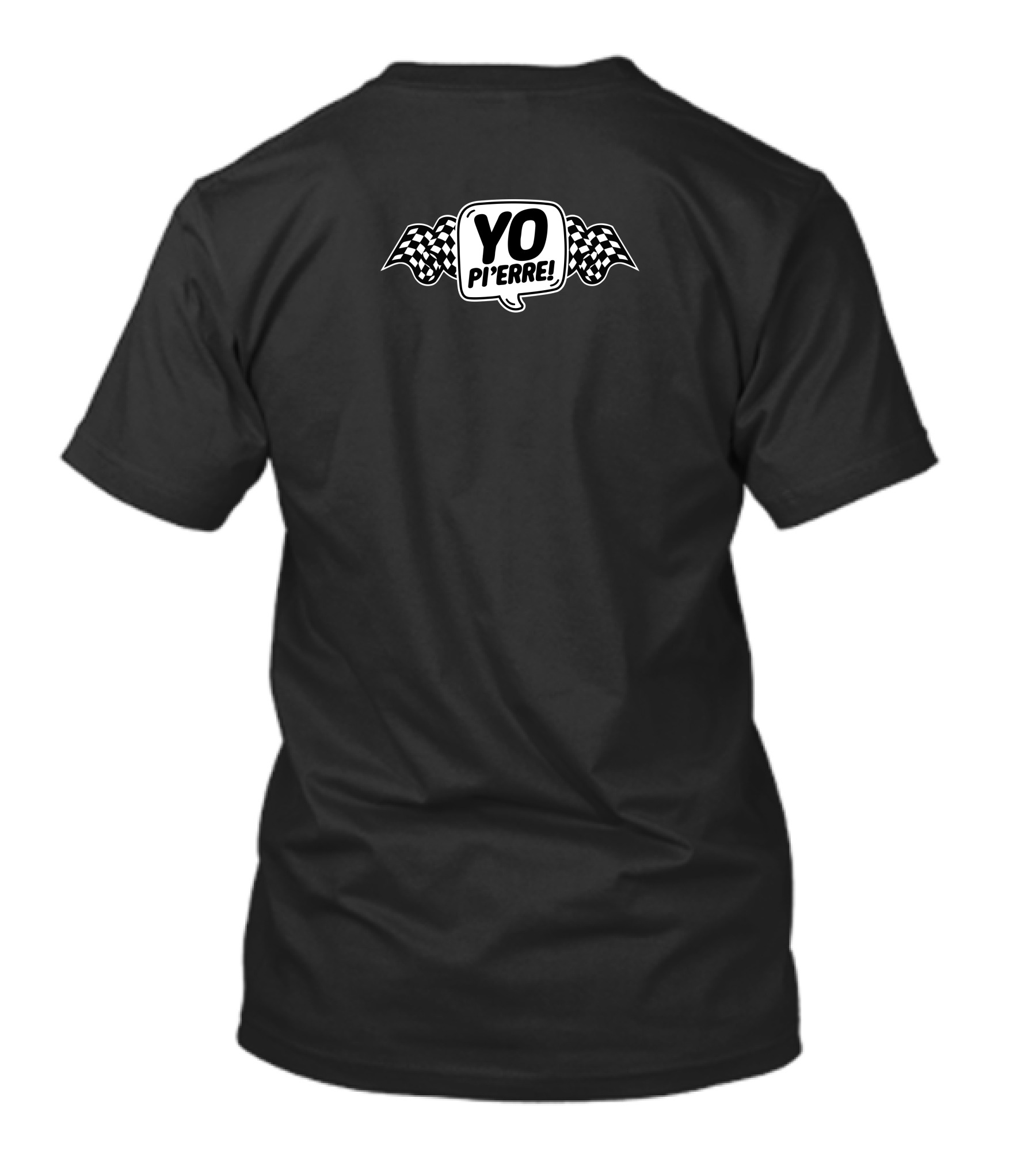YO Pi'ERRE Checkered Flags T-Shirt