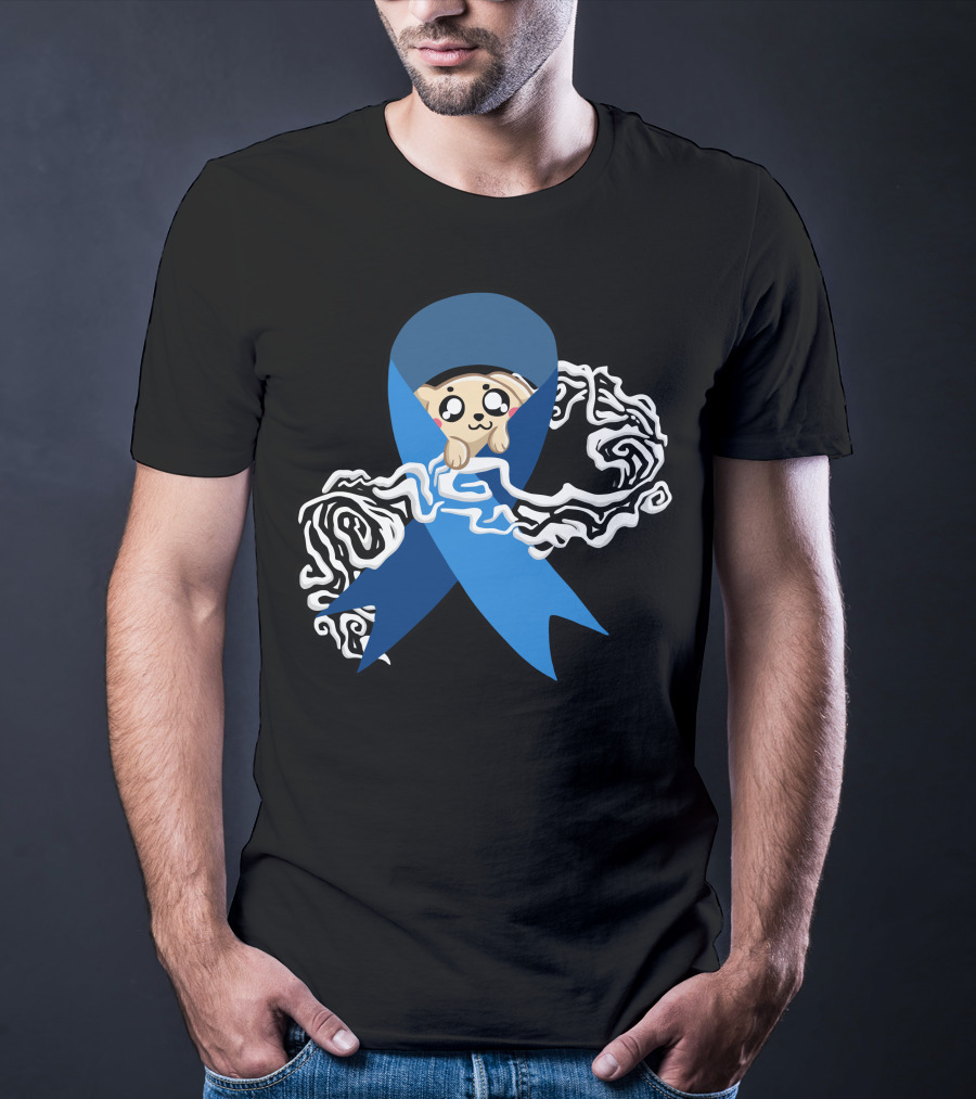Light In The Fog Blue Ribbon Dog Collab T-Shirt