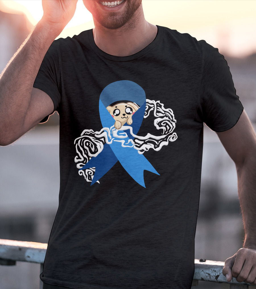 Light In The Fog Blue Ribbon Dog Collab T-Shirt