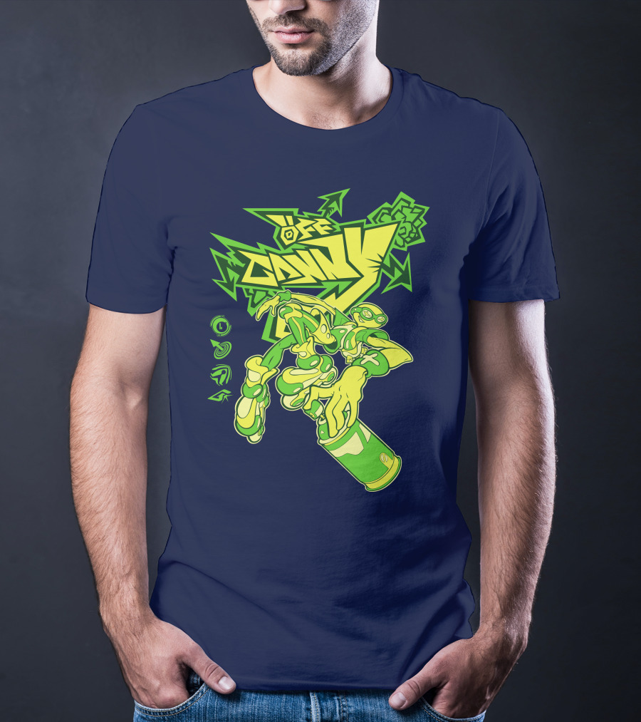 OFFCANNY New Merch Street Art Robot Graffiti T-Shirt
