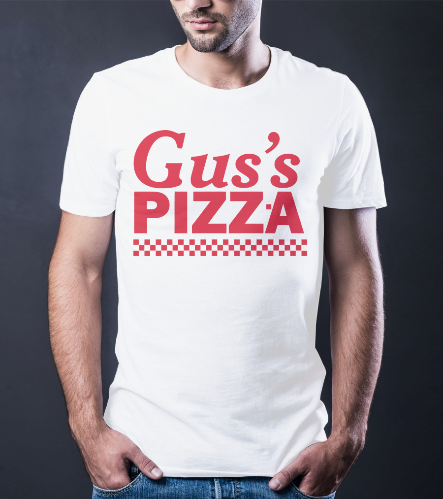Gus's Pizza Checkered T-Shirt