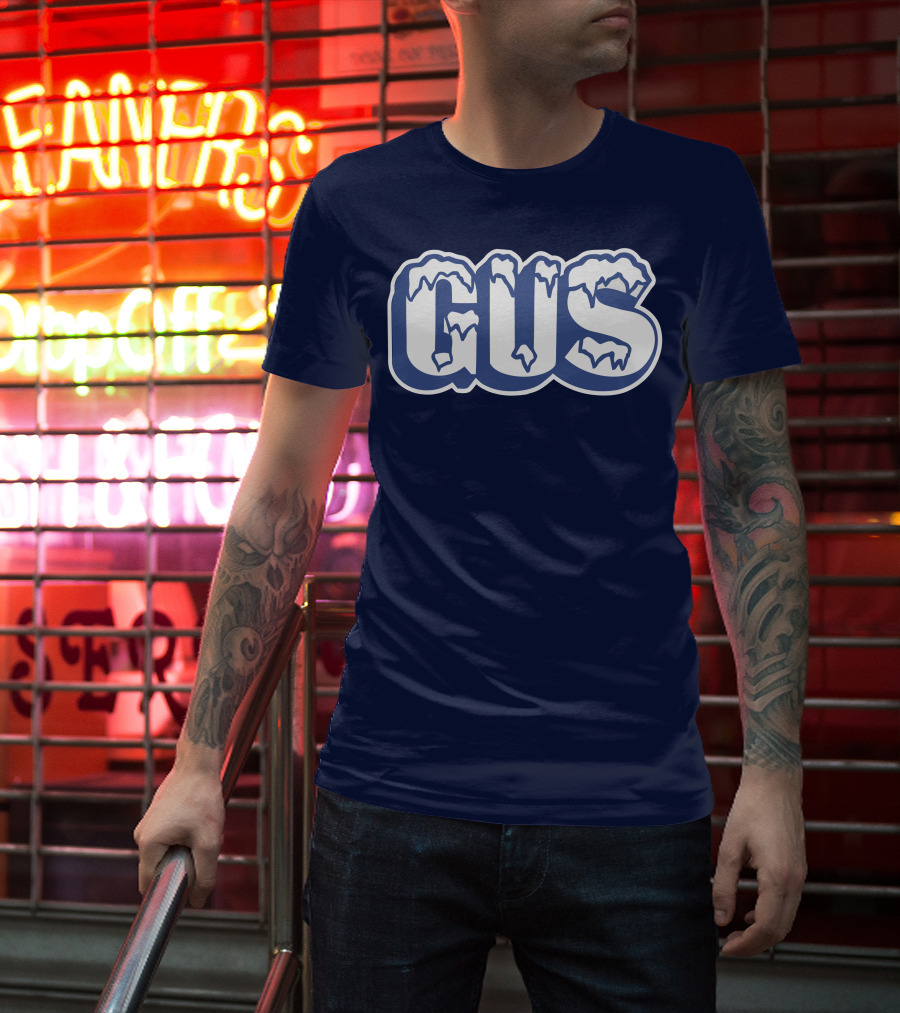 Gus Johnson Merch Ice Font T-Shirt