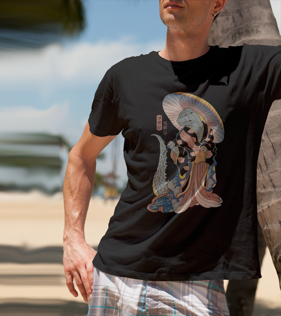 Stolas And Octavia Kaiju Ukiyo-e T-Shirt