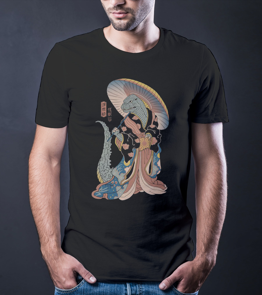 Stolas And Octavia Kaiju Ukiyo-e T-Shirt