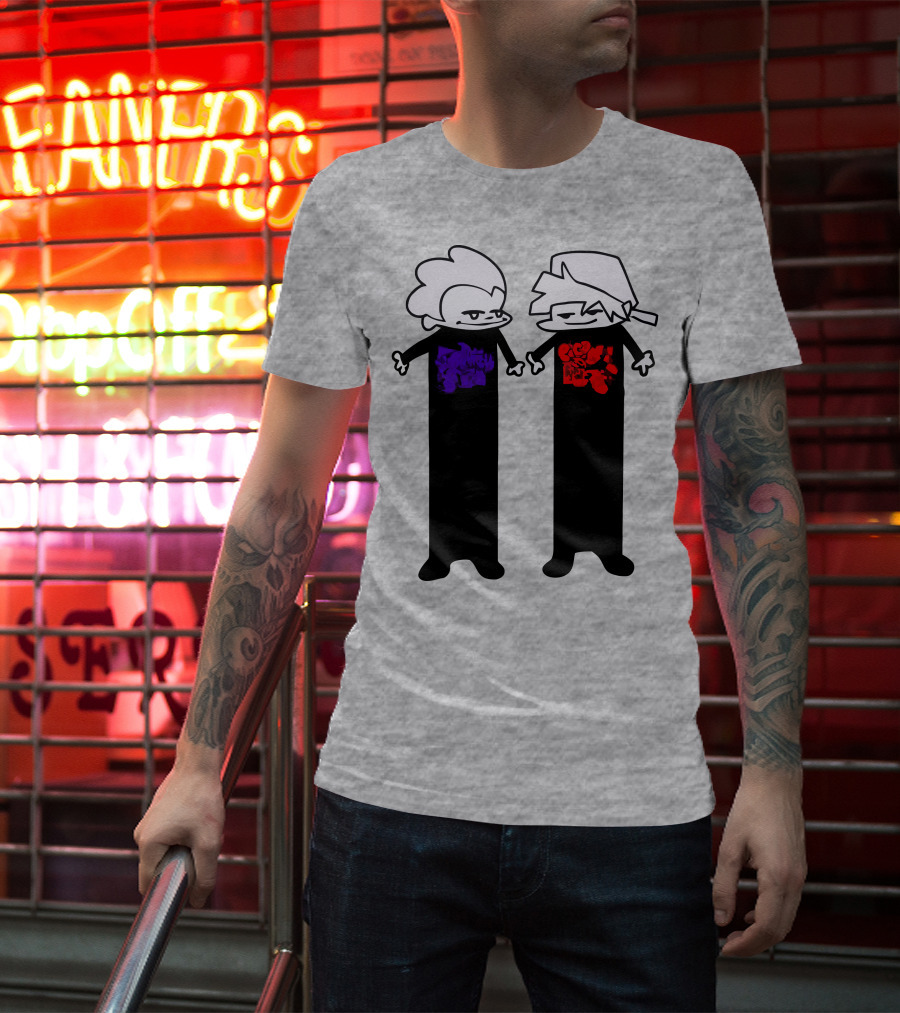 Sharkrobot Vivziepop Store Long Characters T-Shirt