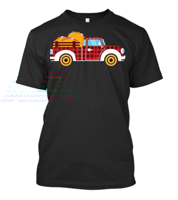 Buffalo Plaid Truck With Tacos Cinco De Mayo Boy Taco T-Shirt