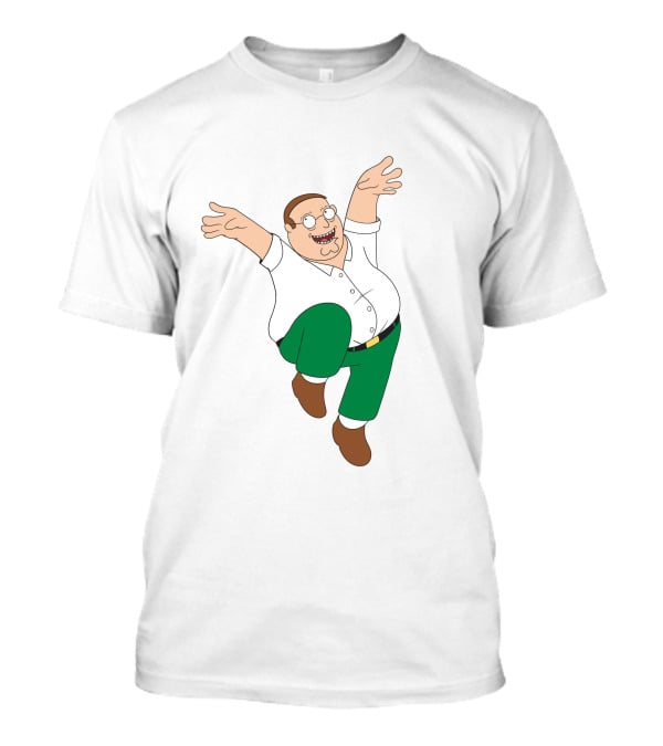 Peter Griffin Dancing In Rick And Morty T-Shirt