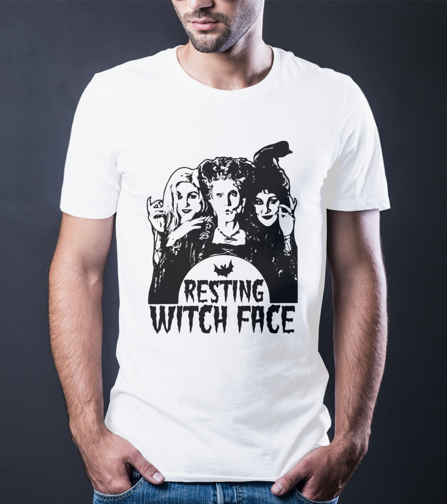 Resting Witch Face Sanderson Sisters Halloween Trio T-Shirt