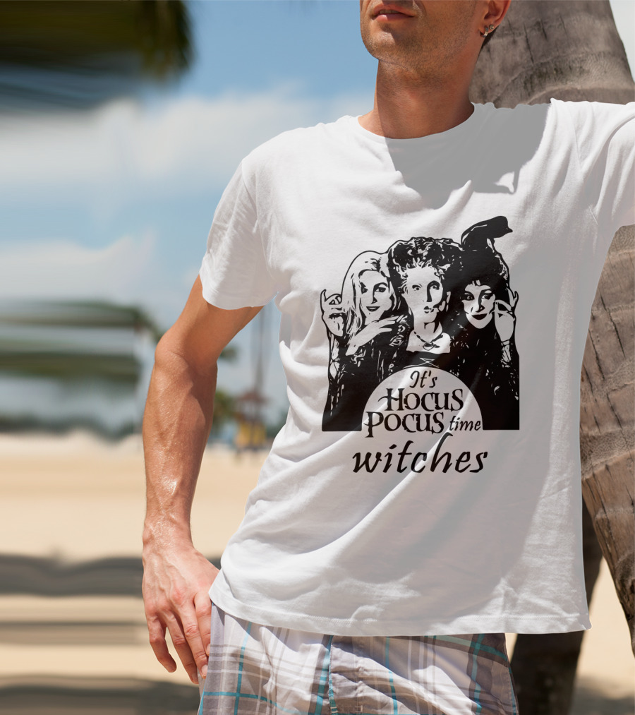 It's Hocus Pocus Time Witches T-Shirt