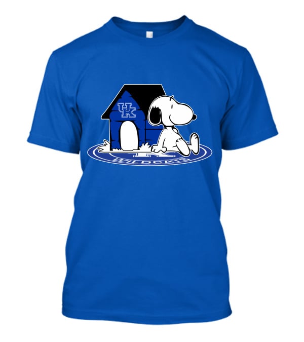 Kentucky Wildcats Snoopy Basketball Fan Now And Forever T-Shirt