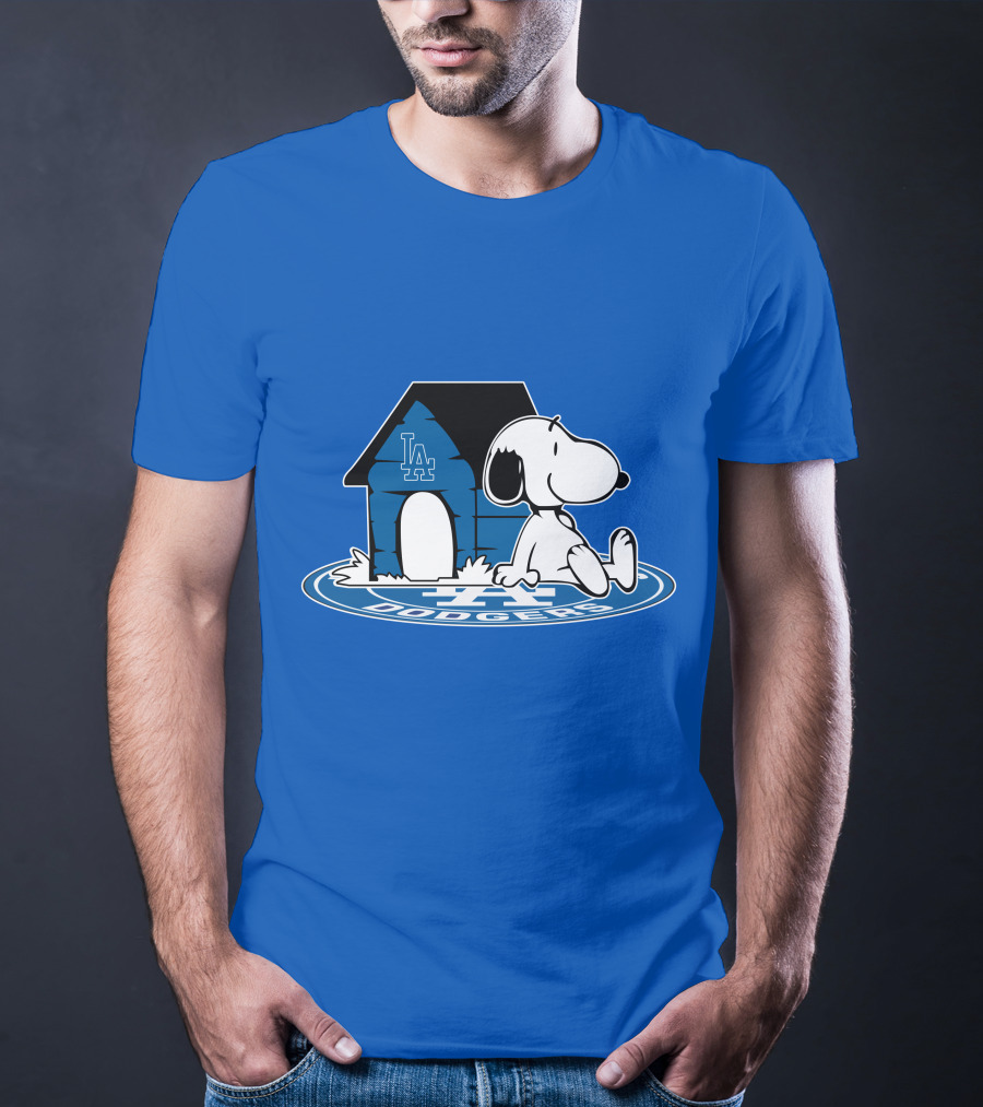 Snoopy Los Angeles Dodgers Fan Now And Forever T-Shirt