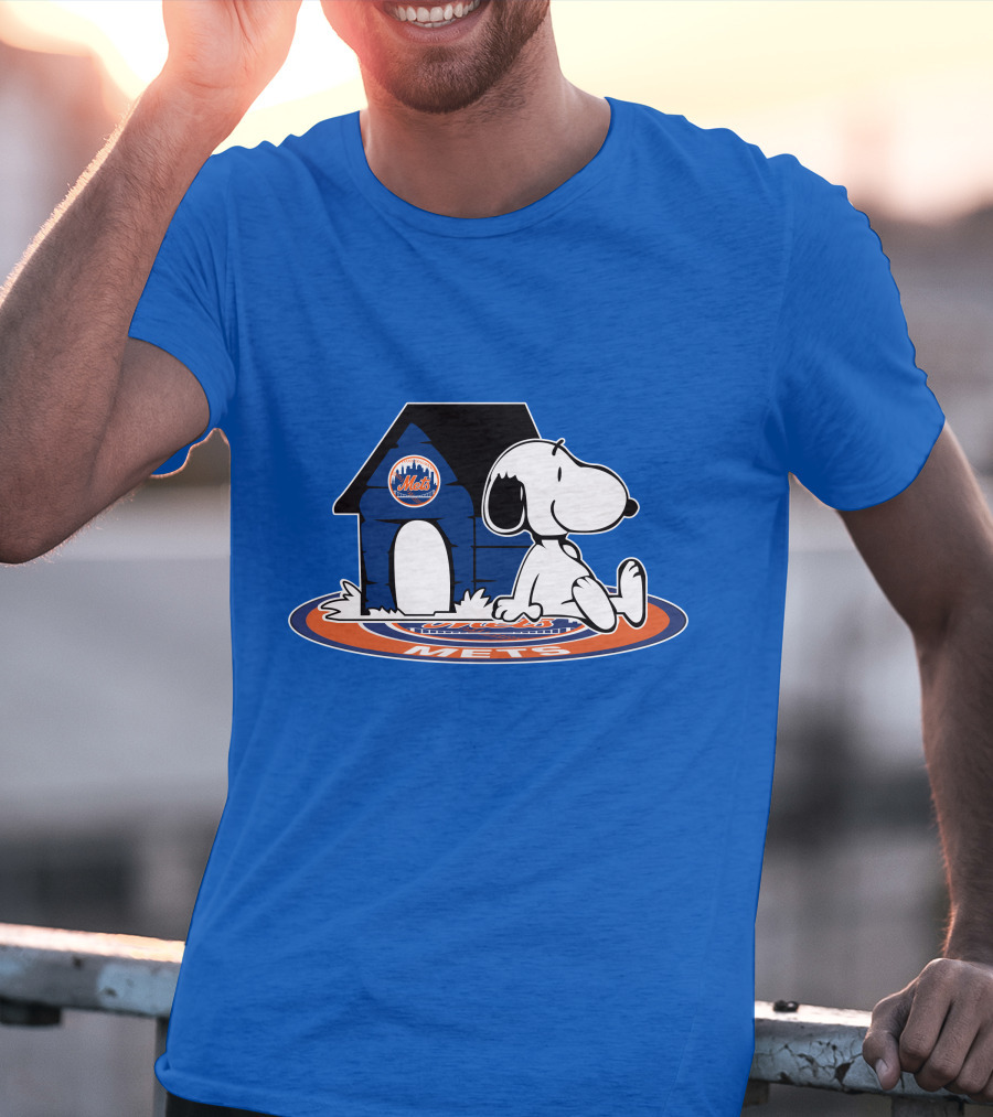 New York Mets Baseball Fan Now And Forever Snoopy T-Shirt