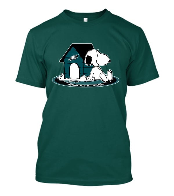 Snoopy Philadelphia Eagles Fan Now And Forever T-Shirt