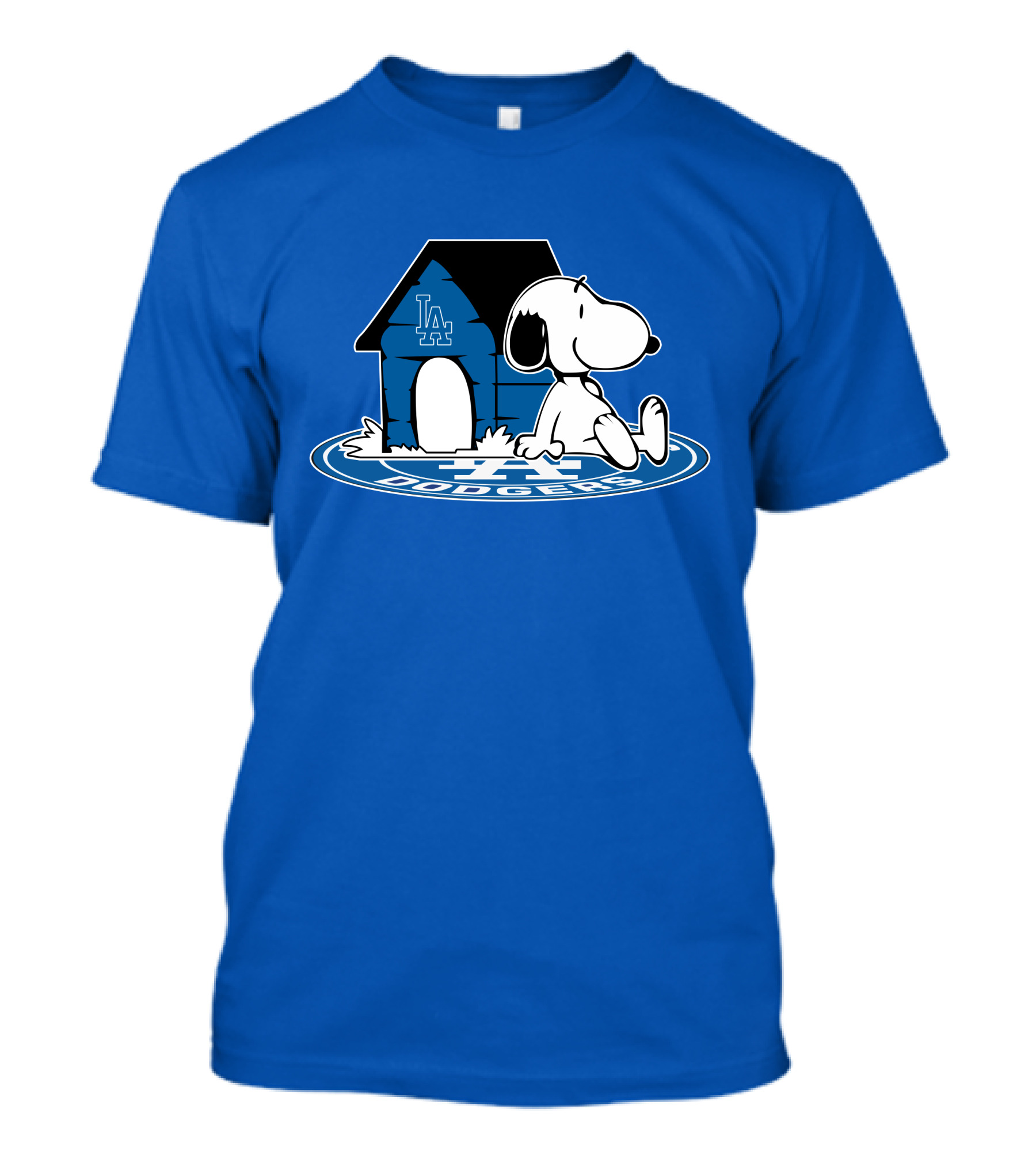 Los Angeles Dodgers Baseball Fan Snoopy Now And Forever T-Shirt