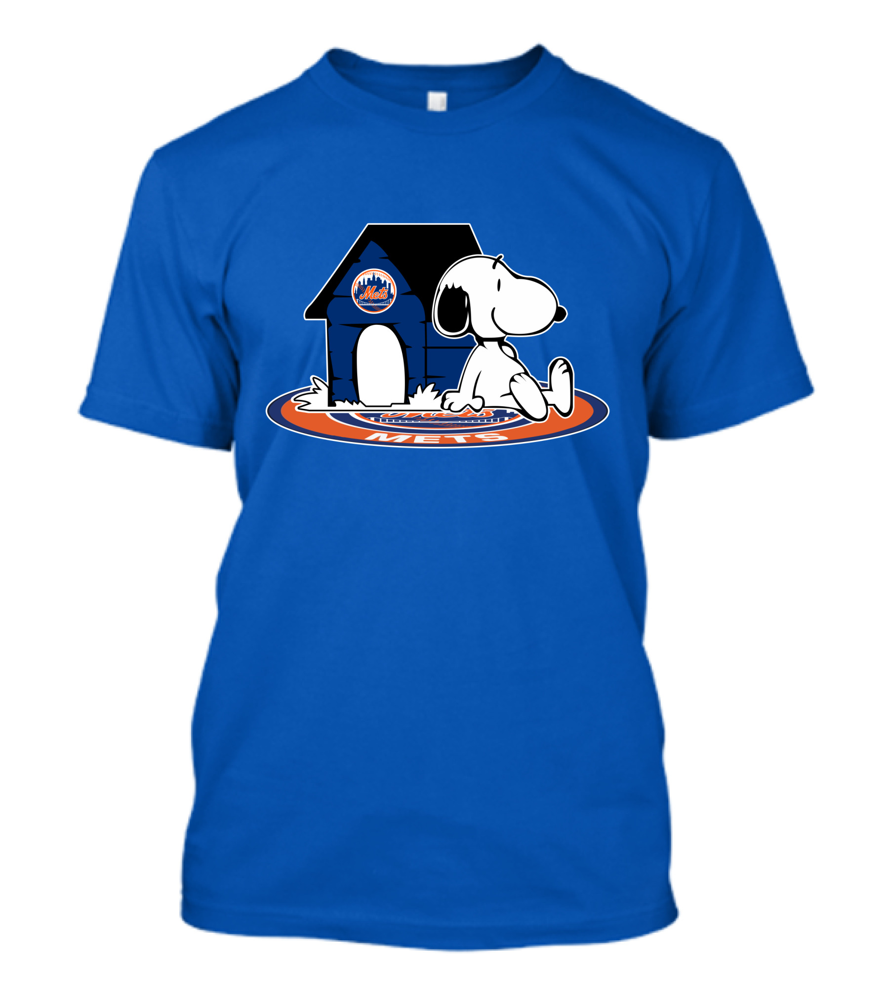 Snoopy Mets Fan New York Baseball Now And Forever T-Shirt