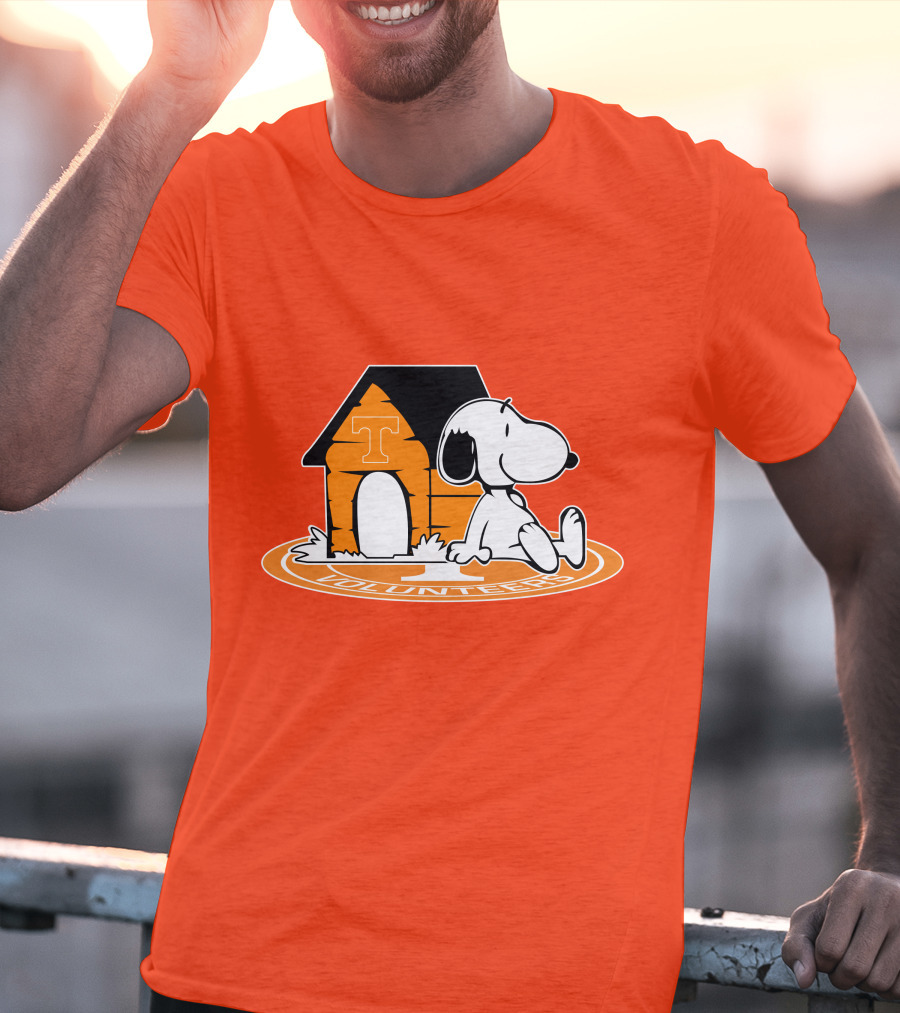 Snoopy Tennessee Volunteers Football Now And Forever T-Shirt