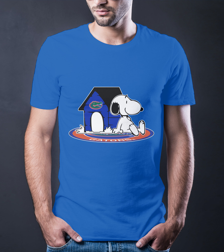 Florida Gators Fan Snoopy House Now And Forever T-Shirt