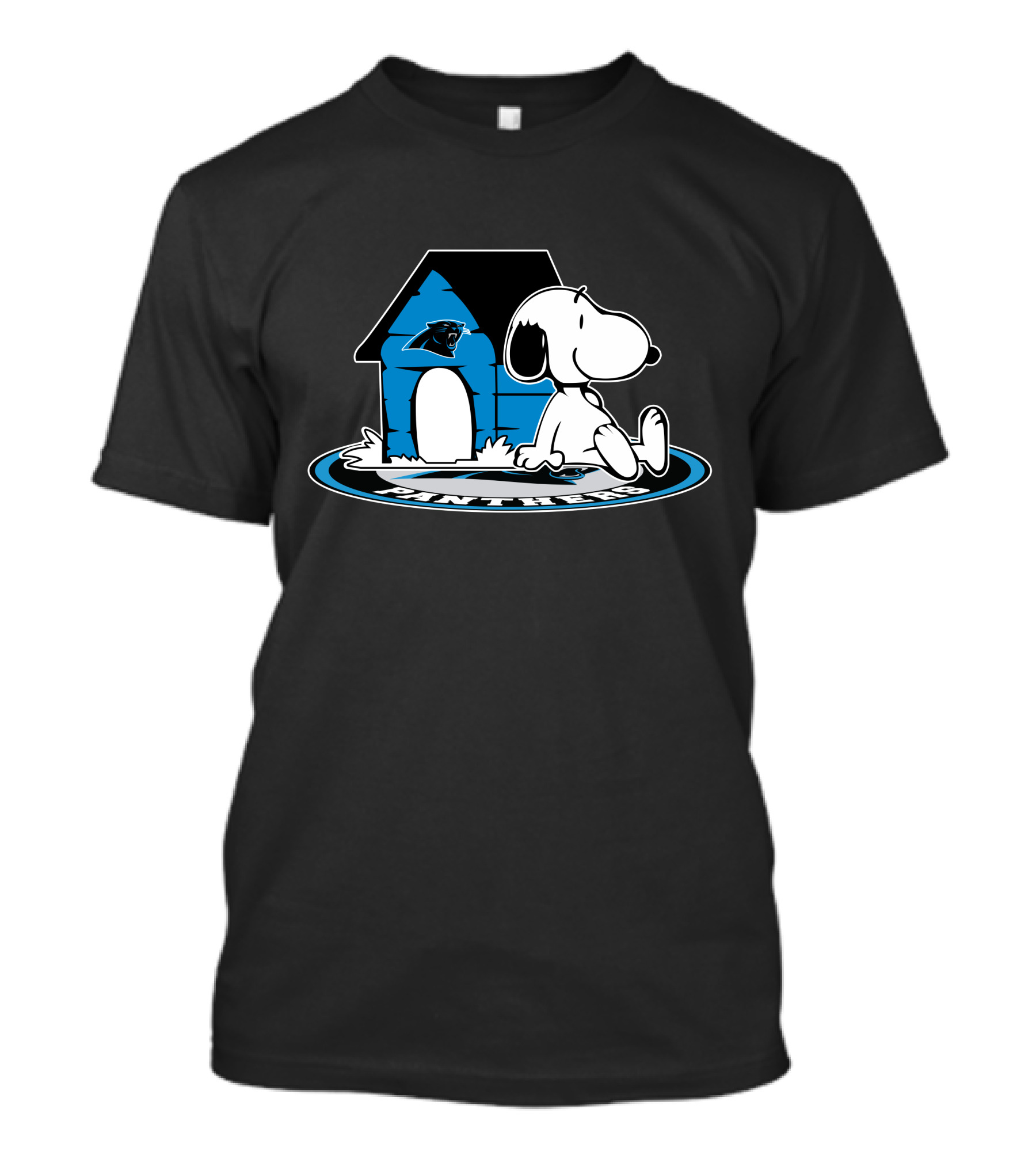 Carolina Panthers Snoopy Football Fan Now And Forever T-Shirt