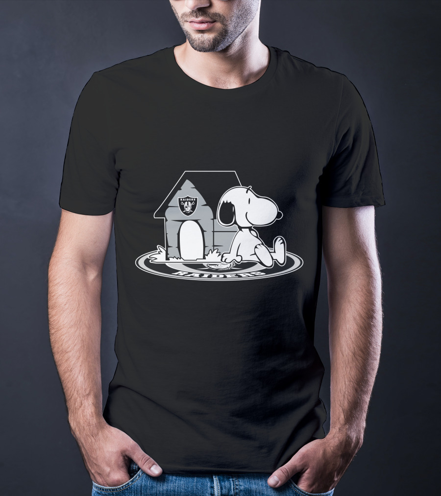 Las Vegas Raiders Snoopy Fan Now And Forever T-Shirt