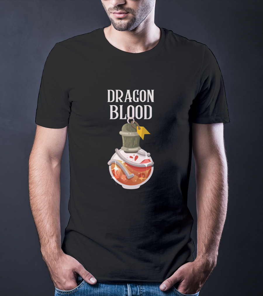 Dragon Blood Magic Potion Bottle T-Shirt