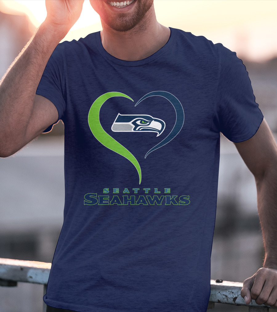 Seattle Seahawks Heart T-Shirt