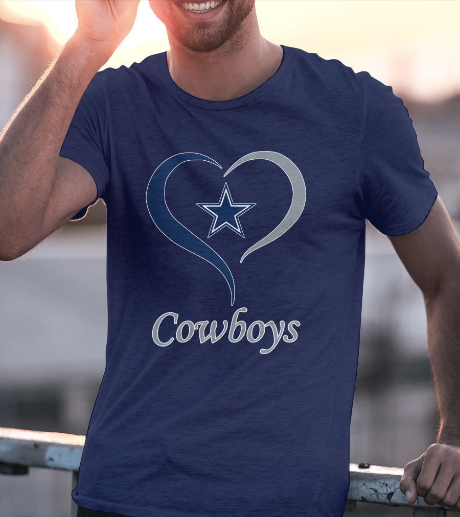 Cowboys Star Heart T-Shirt