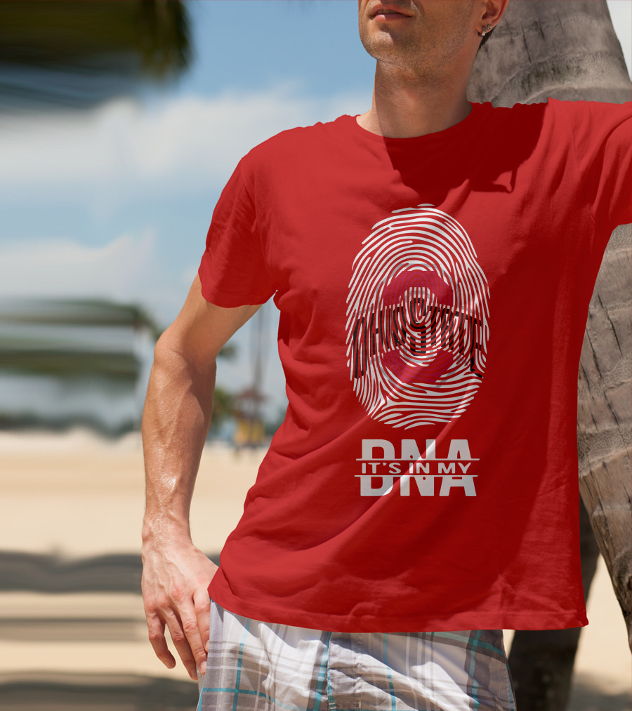Ohio State Buckeyes Fingerprint It's In My DNA T-Shirt
