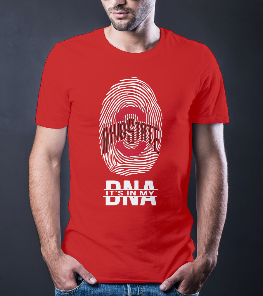 Ohio State Buckeyes Fingerprint It's In My DNA T-Shirt