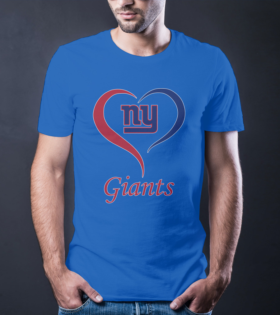 Ny Giants Heart Fan Love T-Shirt