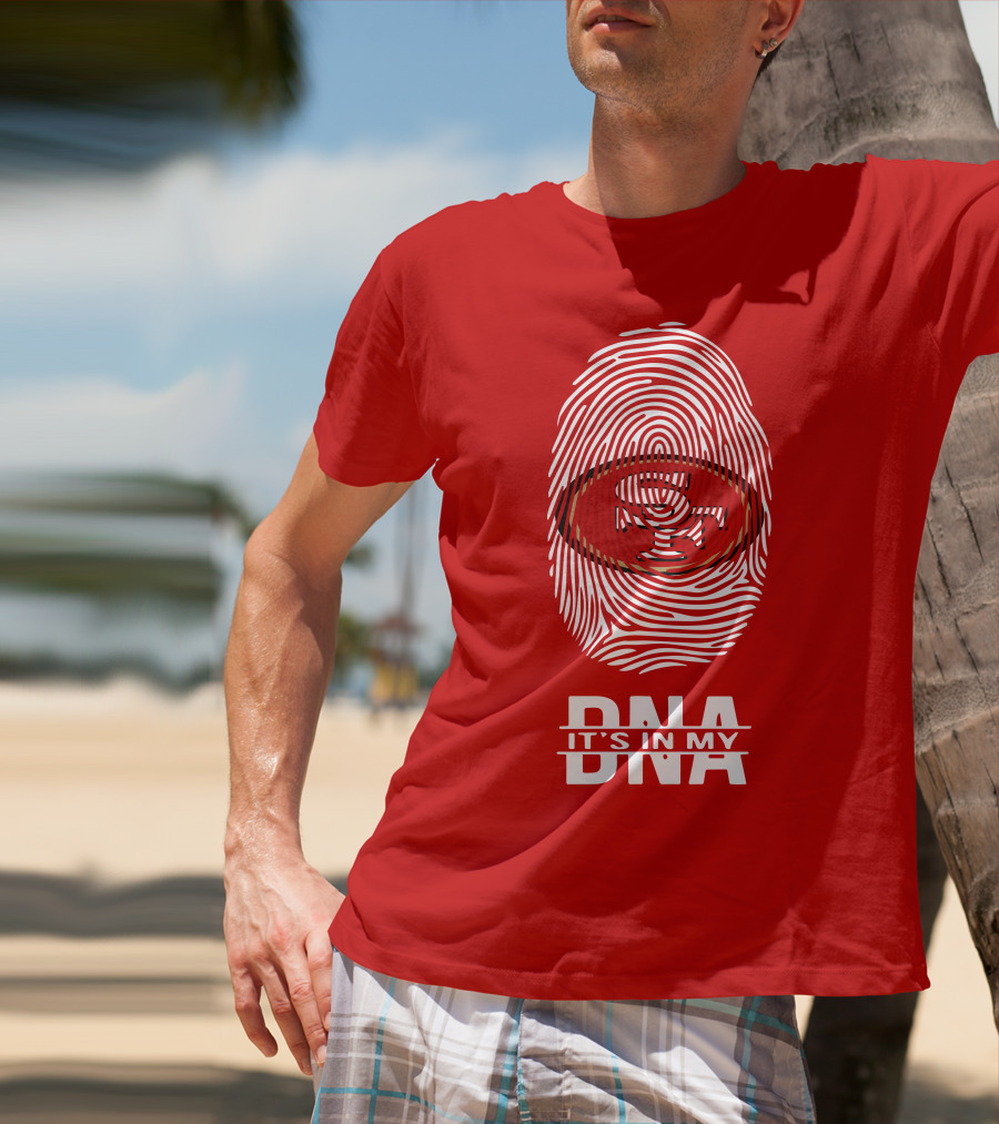 San Francisco 49ers It's In My DNA Fingerprint T-Shirt