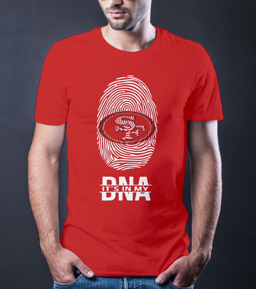 San Francisco 49ers It's In My DNA Fingerprint T-Shirt