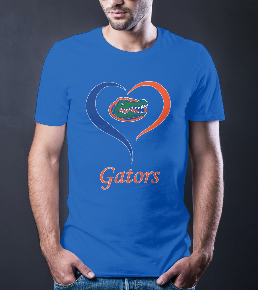 Gators Heart Florida Gators T-Shirt