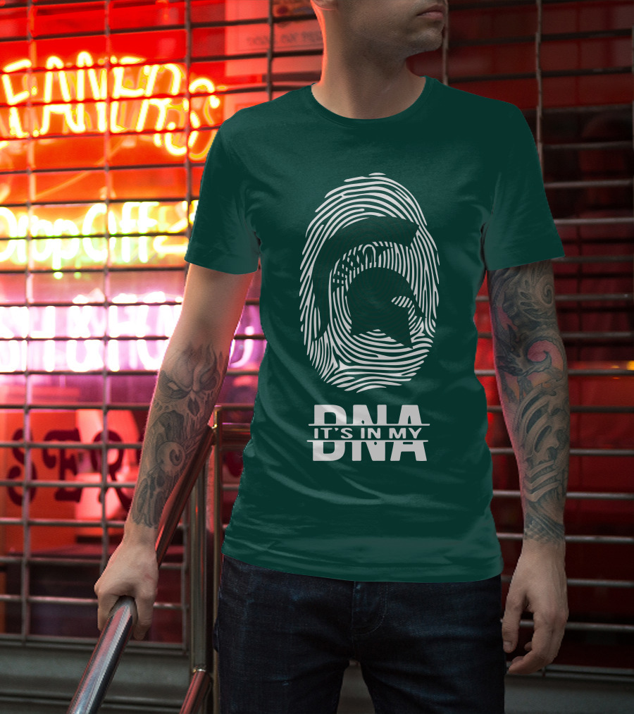 Michigan State Spartans Fingerprint It's In My DNA T-Shirt
