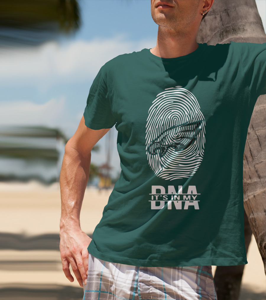 Philadelphia Eagles DNA It's In My DNA Fingerprint T-Shirt