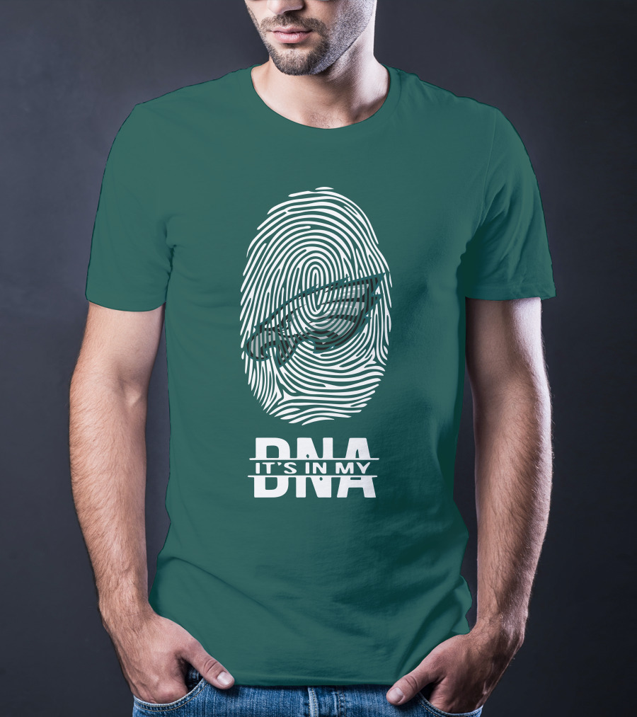 Philadelphia Eagles DNA It's In My DNA Fingerprint T-Shirt