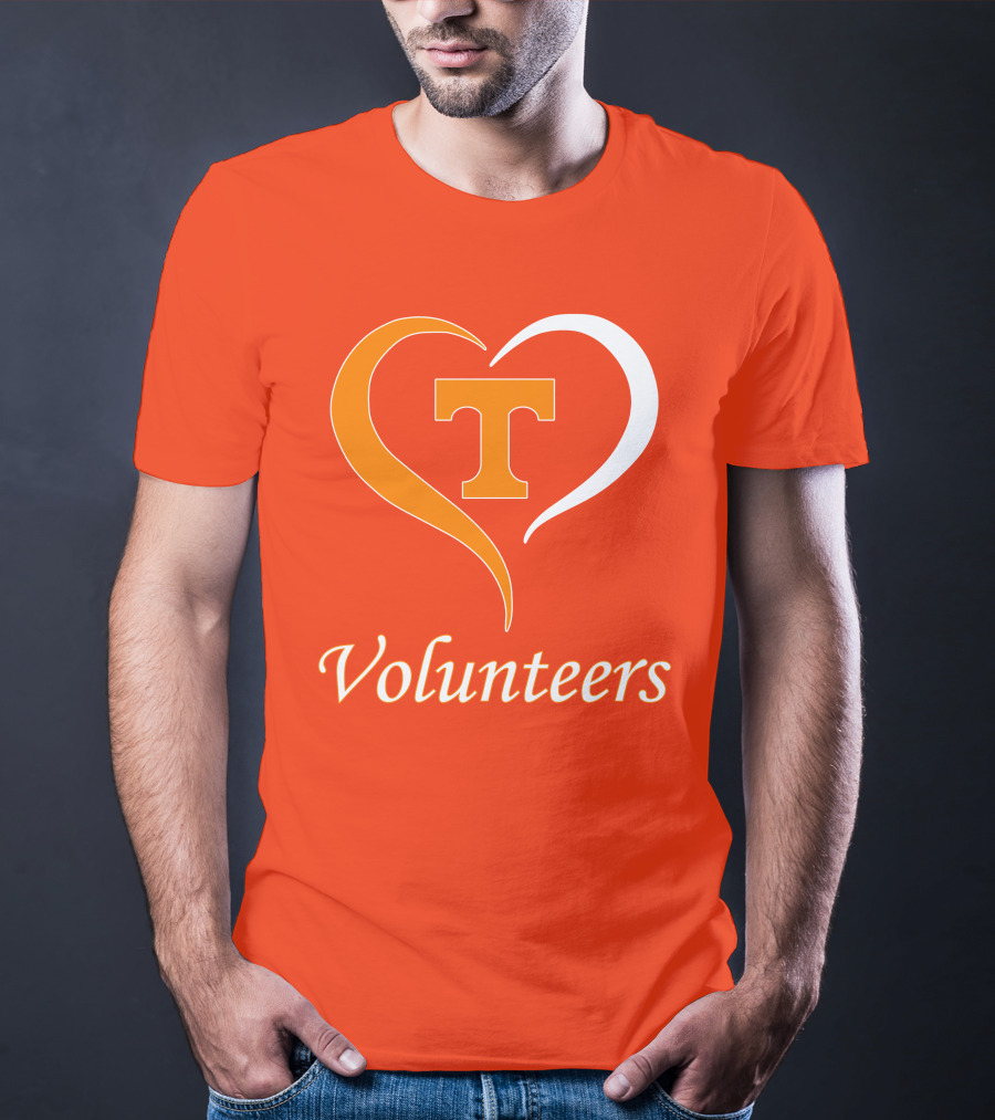 Heart T Tennessee Volunteers T-Shirt