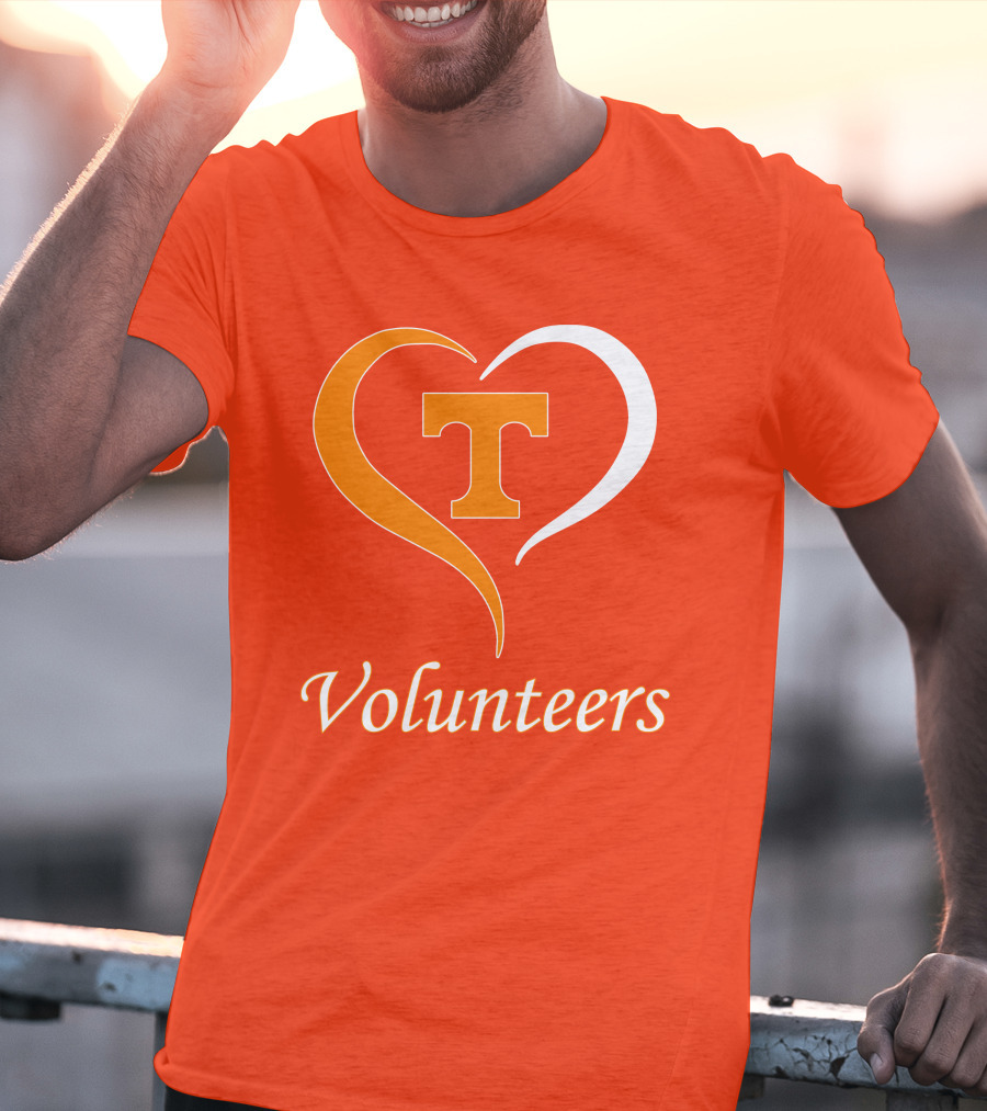 Heart T Tennessee Volunteers T-Shirt