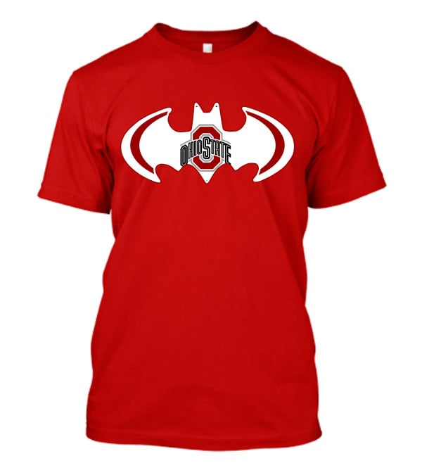 Ohio State Buckeyes Batman Concept T-Shirt