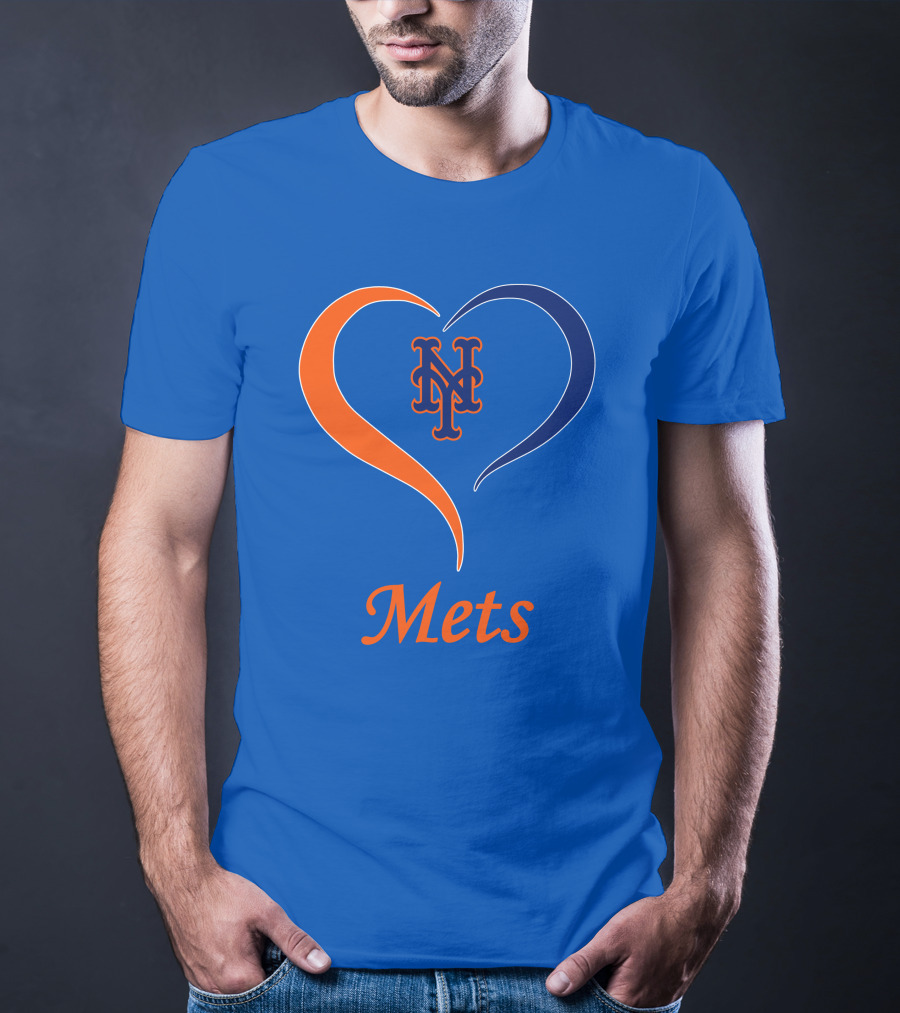 New York Mets Heart Logo Mets T-Shirt