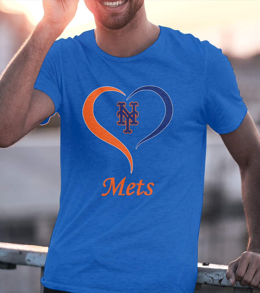 New York Mets Heart Logo Mets T-Shirt