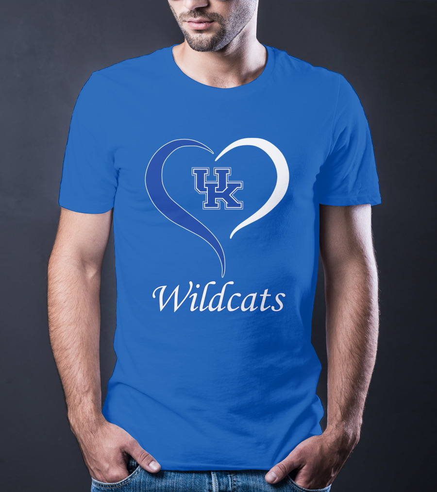 UK Wildcats Heart Wildcats T-Shirt