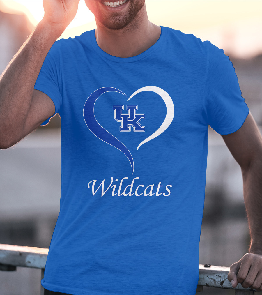 UK Wildcats Heart Wildcats T-Shirt