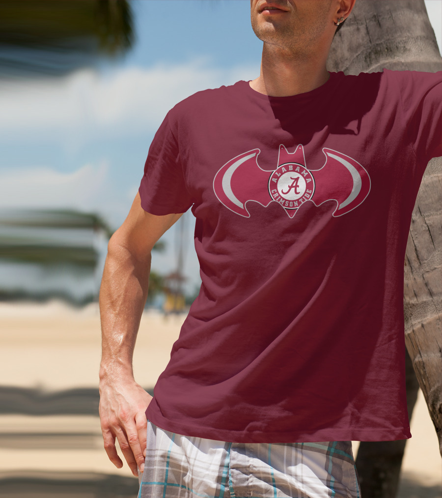 Alabama Crimson Tide Bat Symbol T-Shirt