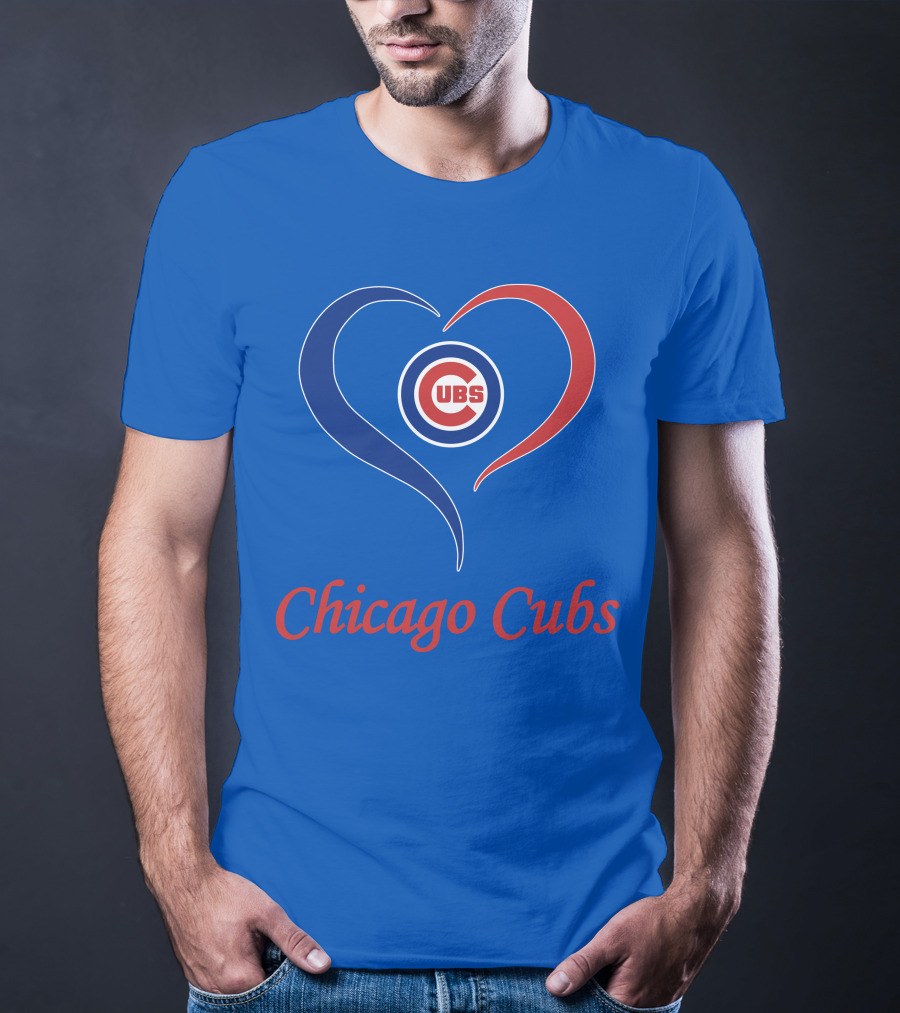 Chicago Cubs Heart Symbol Cubs T-Shirt