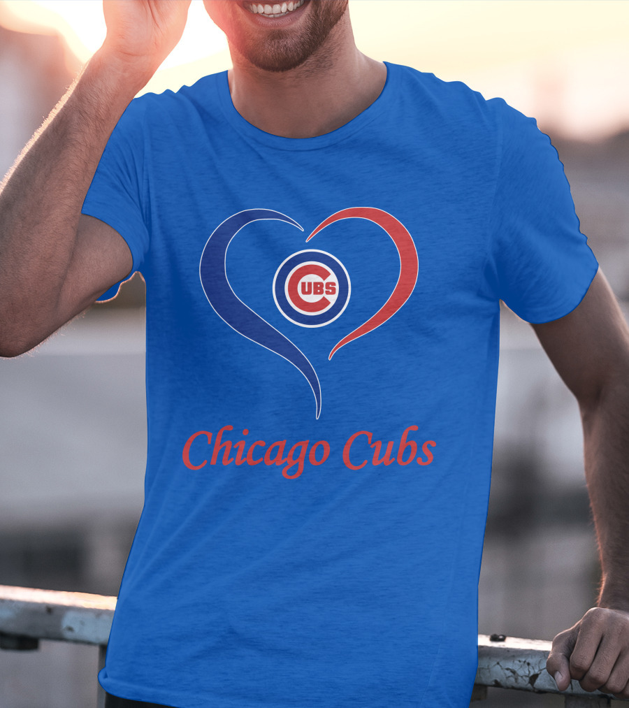 Chicago Cubs Heart Symbol Cubs T-Shirt
