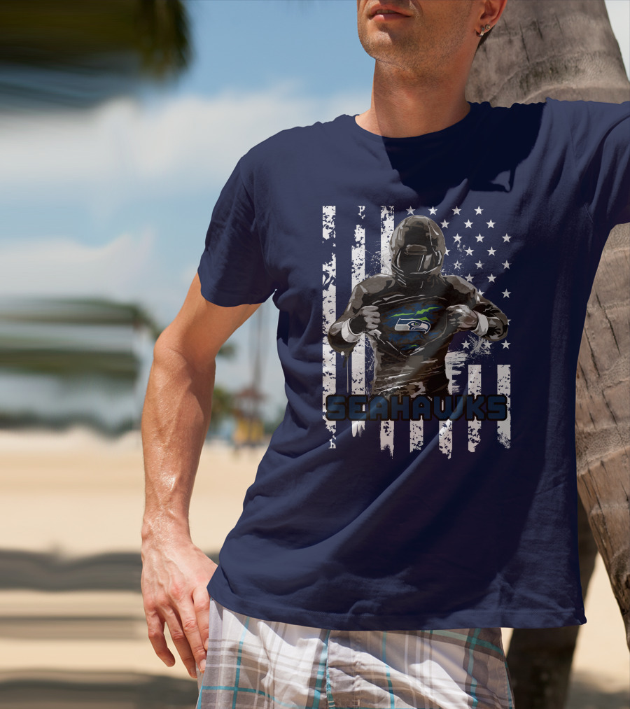Seattle Seahawks Player Pride Flag T-Shirt
